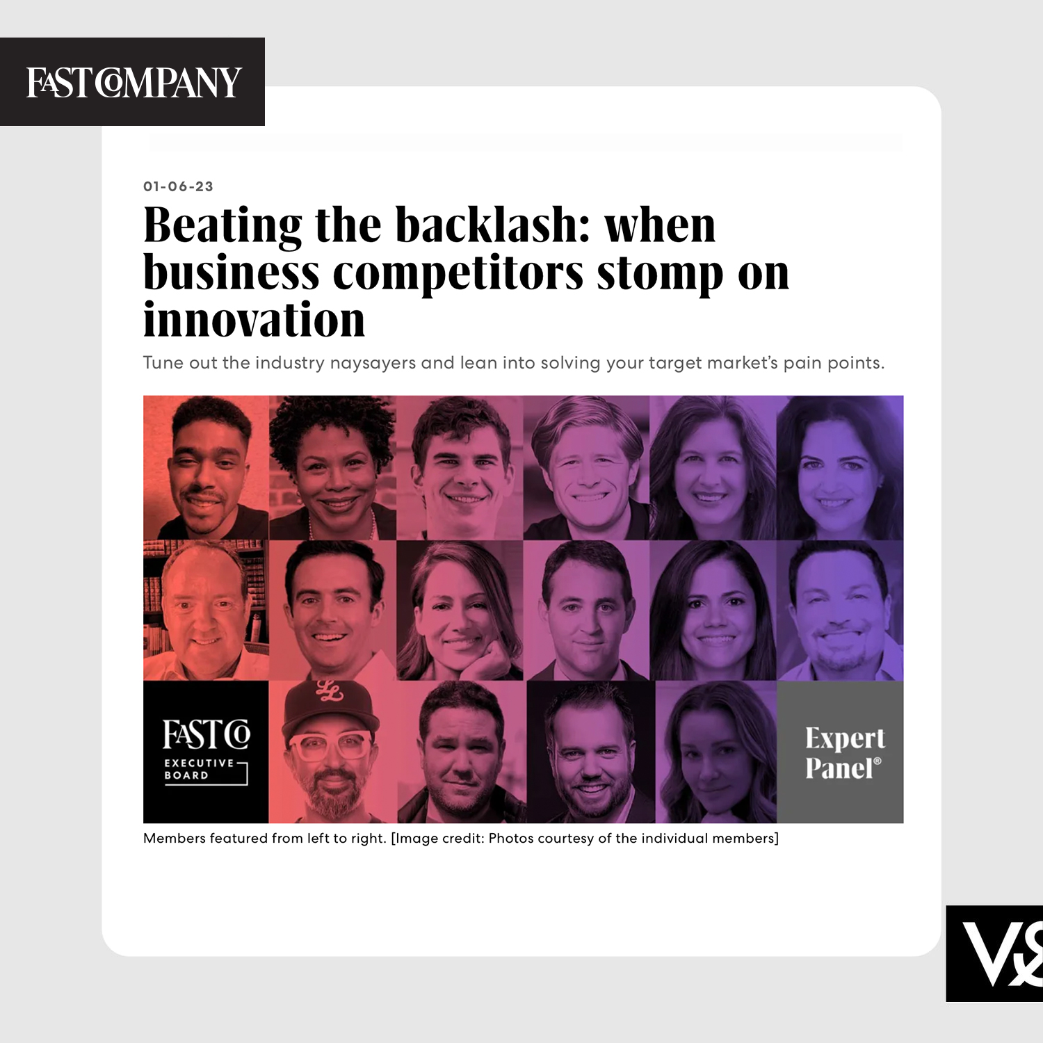 Fast Company – Beating the Backlash