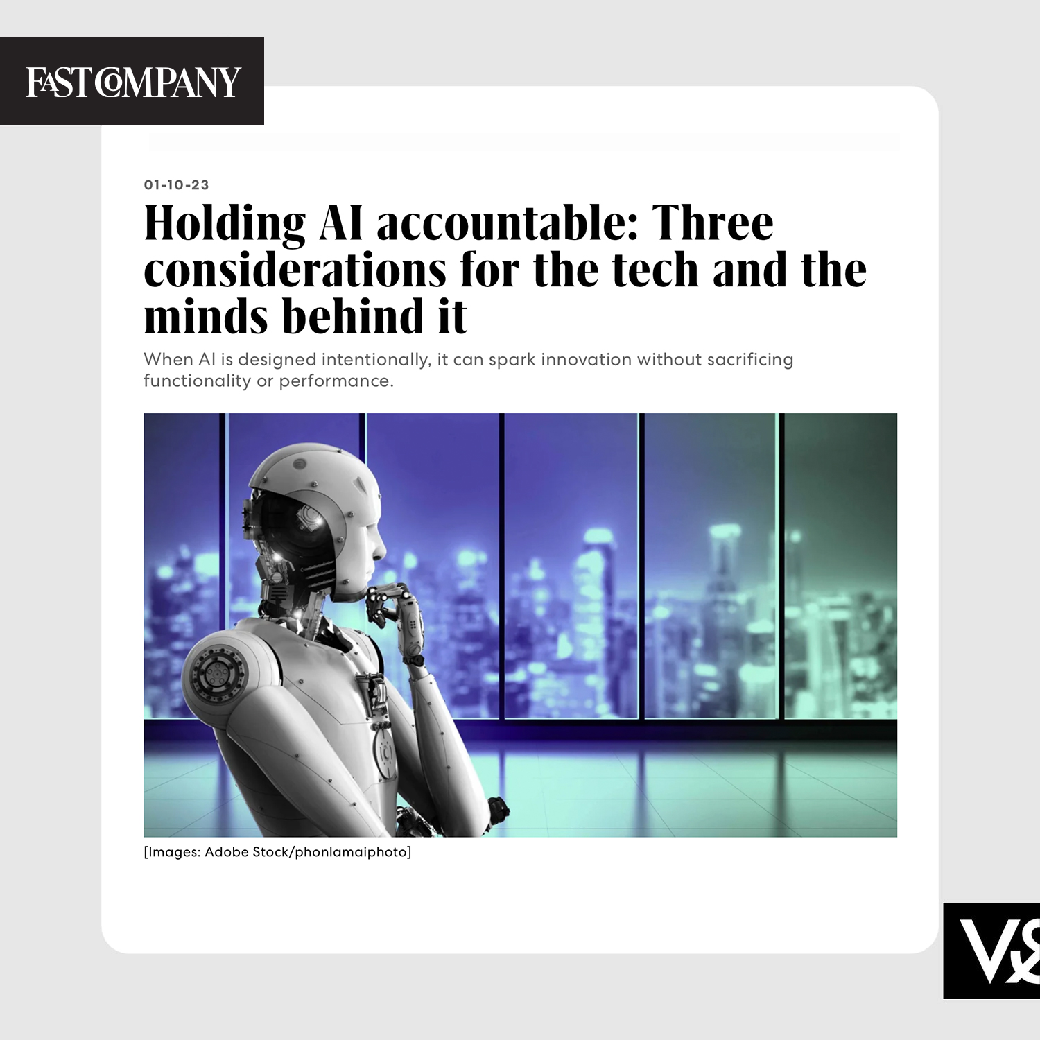 Fast Company – Holding AI Accountable