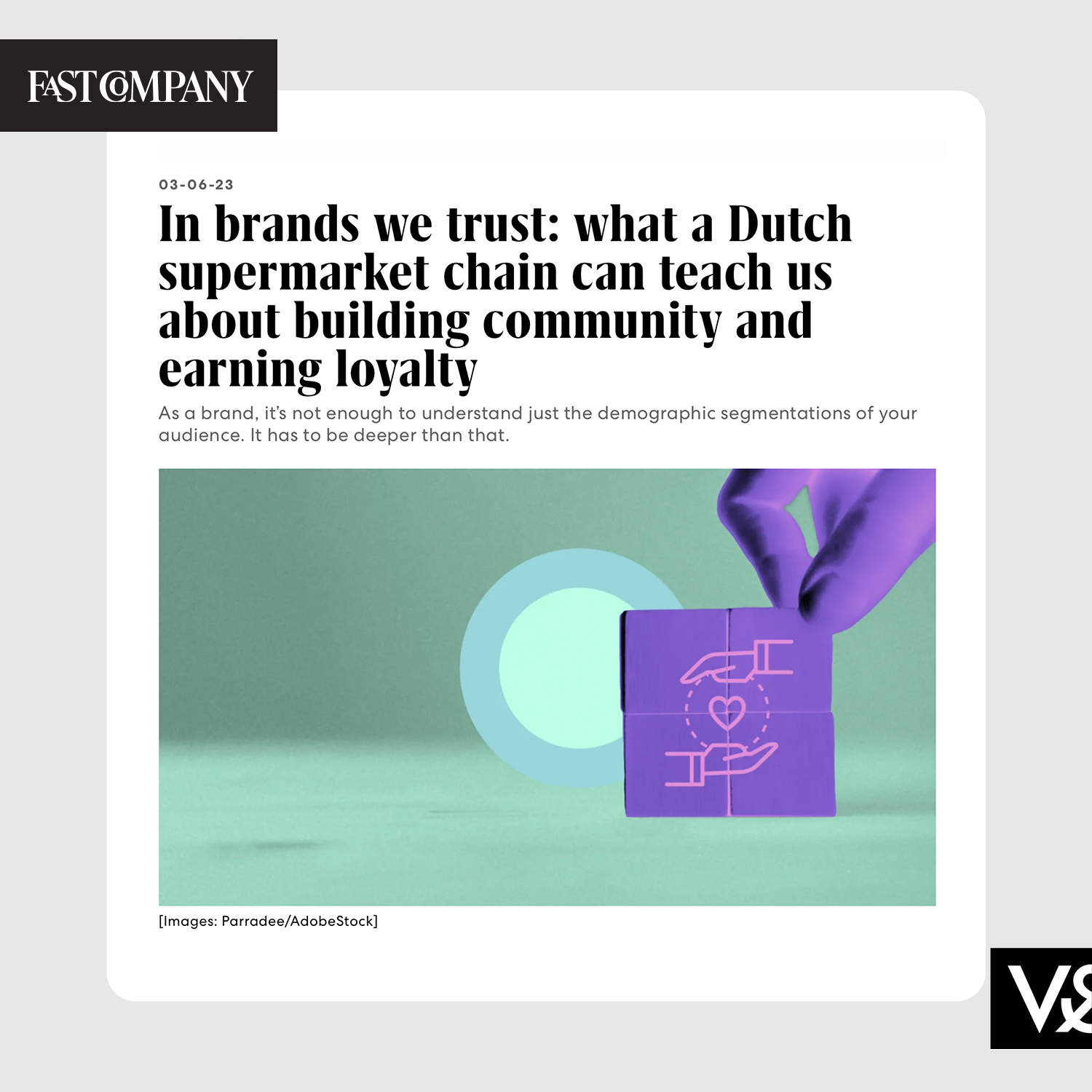 Fast Company – In Brands We Trust