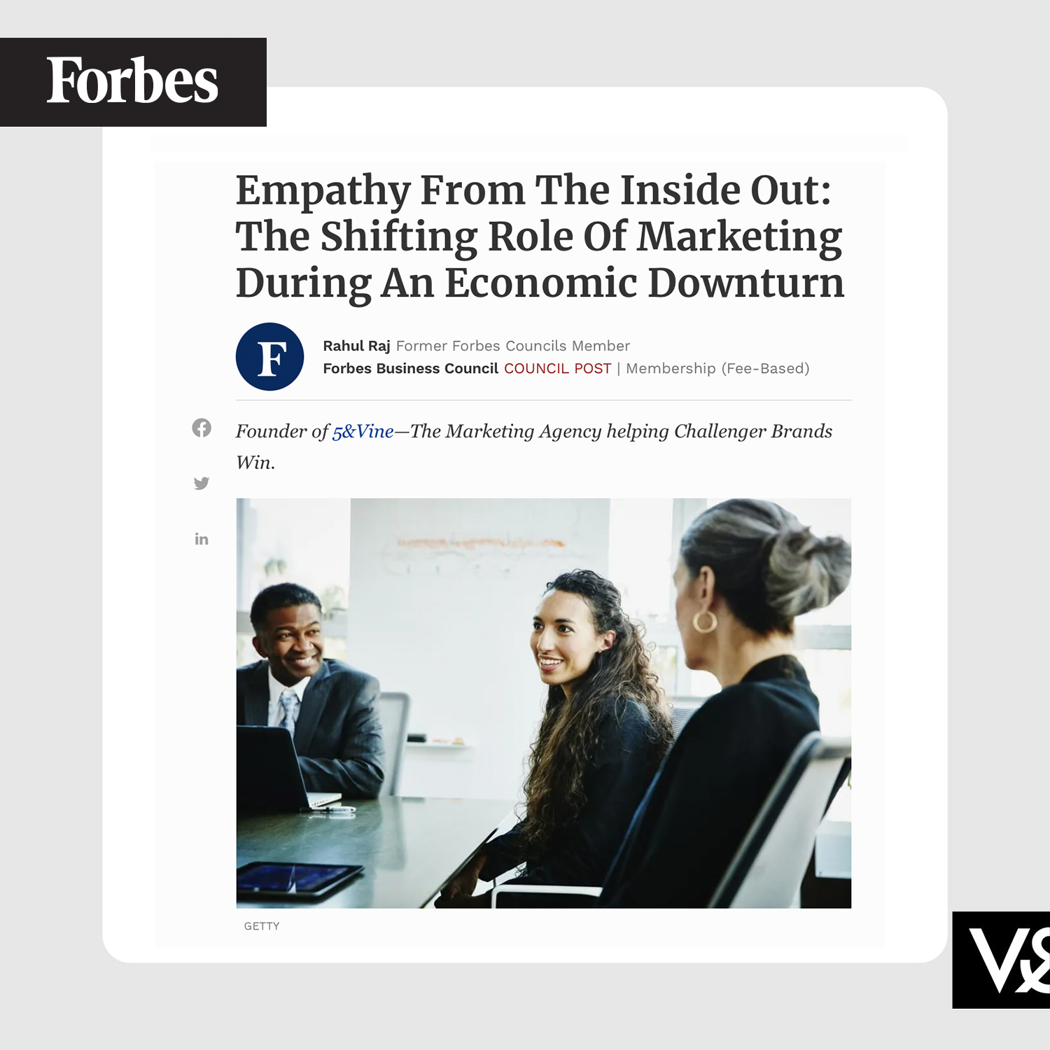 Forbes – Empathy From The Inside Out
