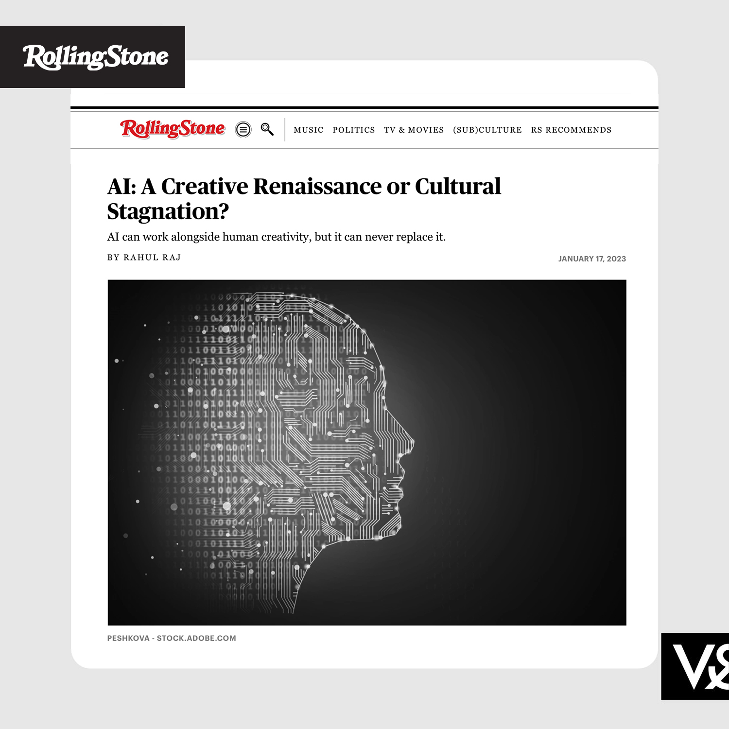 Rolling Stone – AI: A Creative Renaissance or Cultural Stagnation?