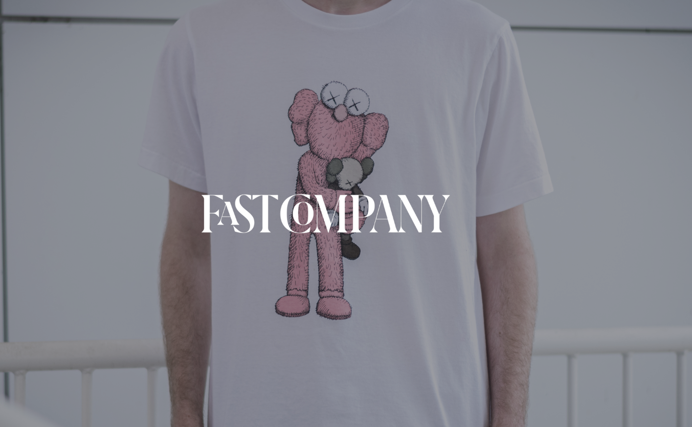 Fast Company logo on KAWS T-Shirt